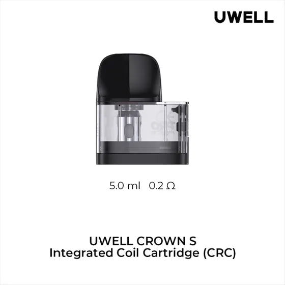 Uwell Crown S Pods (5 ml) (2/pack) cloud chaserz inc Uwell Crown S Pods (5 ml) (2/pack) cloud chaserz inc