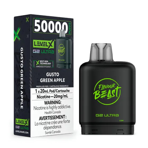 Flavour Beast & Drip'n Level X G2 Ultra 50K Pods