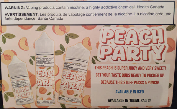 Peach Party 60ml Salt By Cloud Haven