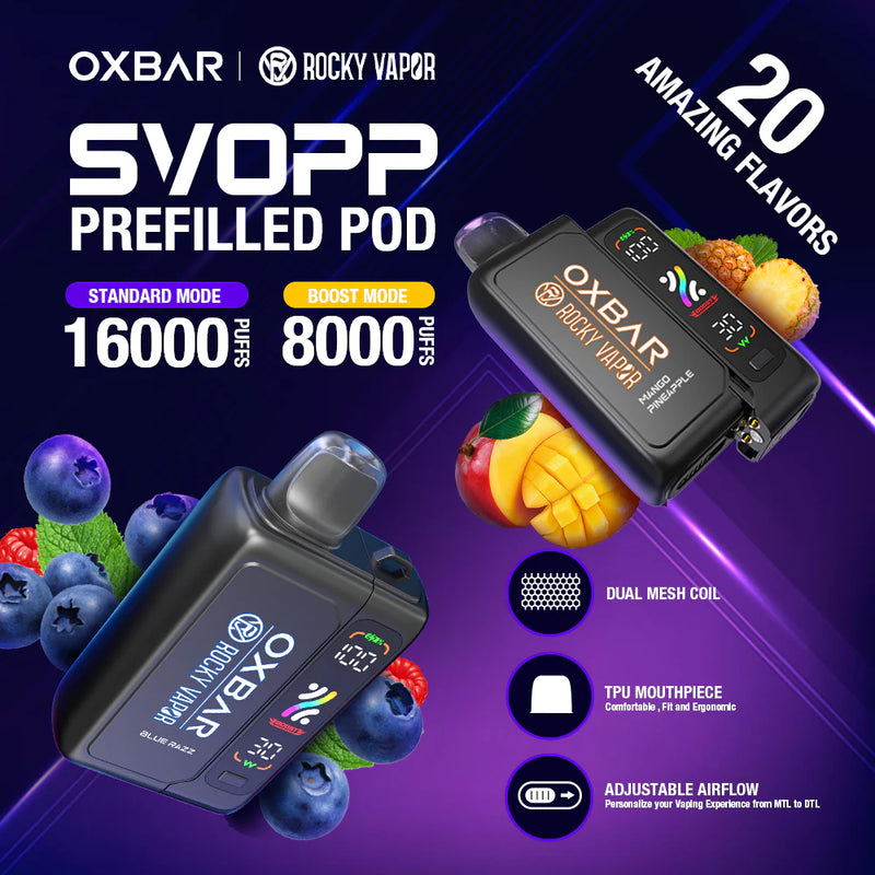 SVOPP ROCKY VAPOR OXBAR [PREFILLED PODS]