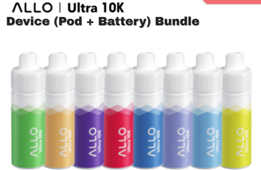 Allo Ultra 10K Puffs Hybrid Disposable *STARTER KIT*