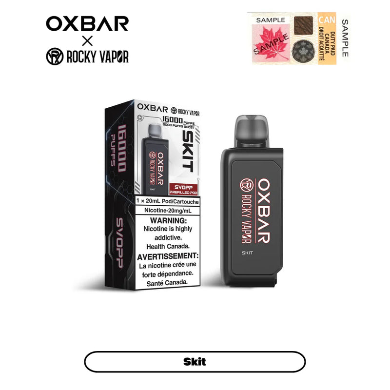 SVOPP ROCKY VAPOR OXBAR [PREFILLED PODS]